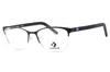 Converse Cv3017 Rectangular Metal Eyeglasses In Black