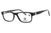 Converse Sleek Rectangular Eyeglasses In Black