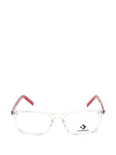 Converse Cv5011 Rectangle-frame Glasses In Gray