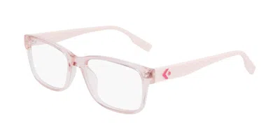 Converse Cv5062 682 Men's Glasses Pink Size 52 - Free Lenses - Blue Light Block Available In Transparent Barely Rose Pink