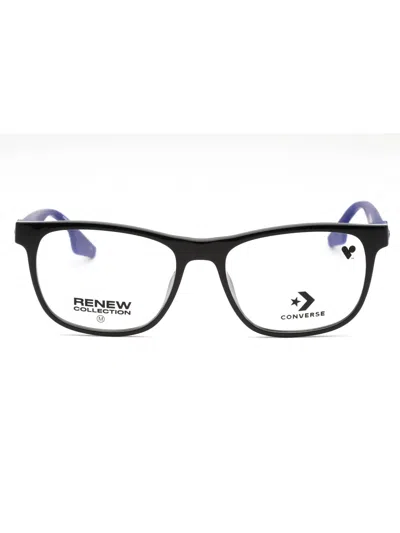 Converse Cv5077 Eyeglasses In Black/ Blue/clear Demo Lens