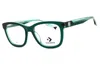 Converse Ladies Transparent Rectangular Eyeglass Frames Cv5118 In Green