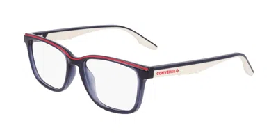 Converse Cv5121 N 411 Men's Glasses Blue Size 52 - Free Lenses - Blue Light Block Available In White