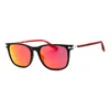 Converse Cv544s North End Rectangular Sunglasses For Men In Black