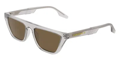 Converse Cv574s 050 Men's Sunglasses Grey Size 54 In Brown