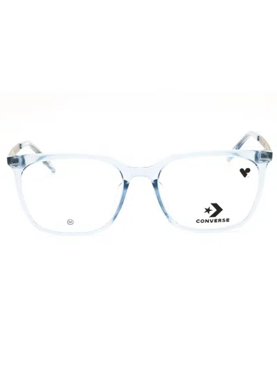 Converse Cv8010 Rectangular Unisex Eyeglasses In Transparent
