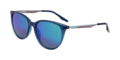 Converse Cv801s Elevate 440 Women's Sunglasses Blue Size 55