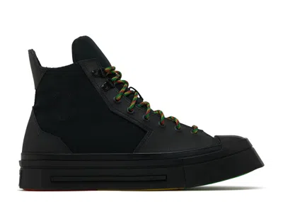 Converse Daily Paper X  Chuck 70 De Luxe Squared High 'pan-african' In Black