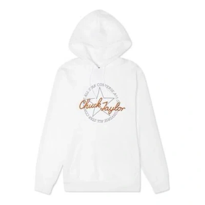Converse Deconstructed Chuck Patch Pullover Hoodie 'white'