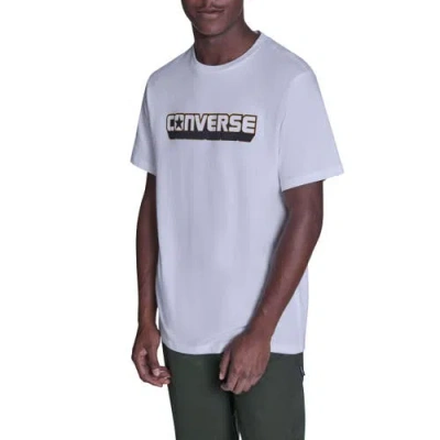 Converse Dimension Logo Tee In White