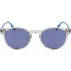 Converse Disrupt 52mm Round Sunglasses In Blue