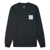 Converse Distorted Court Long Sleeve T-shirt 'black'