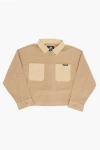 Converse Double Breast Pokets Color Block Overshirt