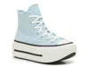 Converse Double Stack Platform Hightop Sneaker In Black
