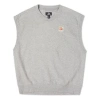 Converse Double Twill Knit Vest 'grey' In Gray