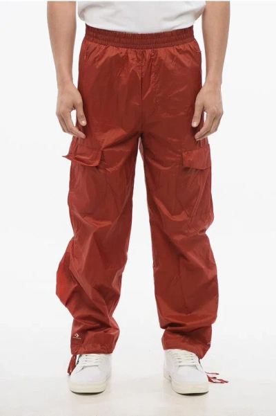 Converse Drawstringed Joggers In Red