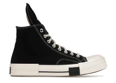 Pre-owned Converse Drkstar Hi Rick Owens Drkshdw Sneakers In Black/white/egret