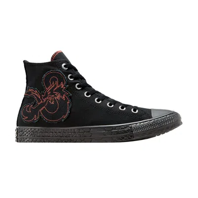 Pre-owned Converse Dungeons & Dragons X Chuck Taylor All Star High 'dragon Scales' In Black