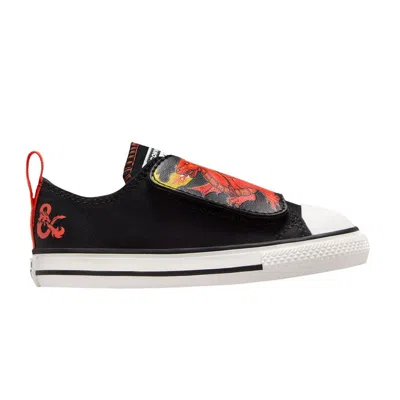 Pre-owned Converse Dungeons & Dragons X Chuck Taylor All Star Low Td 'red Dragon' | Black | Infant Size 8