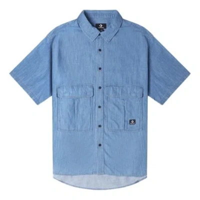 Converse Elevated Chambray Shirt 'indigo Blue'