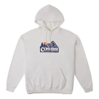 Converse Elevated Logo Graphic Os Heavyweght Hoodie 'white'