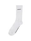 Converse Embroidered Logo-knit Socks In White