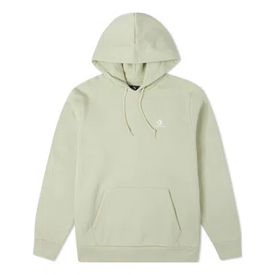 Converse Embroidered Star Chevron Pullover Hoodie 'green'