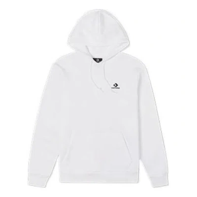 Converse Embroidered Star Chevron Pullover Hoodie 'white'