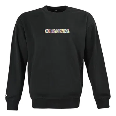 Converse Embroidered Workmark Fleece Crew 'black'