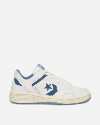 Converse X Eric Emanuel Weapon Lace-up Leather Sneakers In White