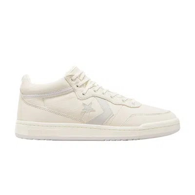 Pre-owned Converse Fastbreak Pro Leather Mid 'egret Barely Grey' In White