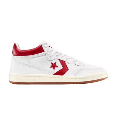 Pre-owned Converse Fastbreak Pro Leather Mid 'metallic White Red' | Men's Size 6