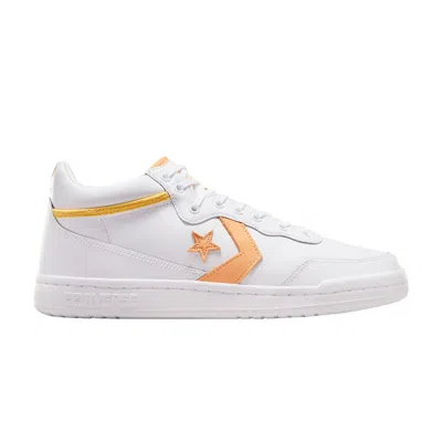 Pre-owned Converse Fastbreak Pro Leather Mid 'white Best Zest' | Men's Size 11