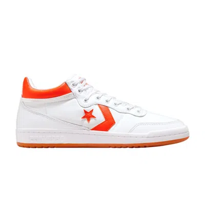 Pre-owned Converse Fastbreak Pro Leather Mid 'white Orange Gum'