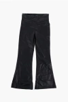 Converse Faux Leather Flared Leggings