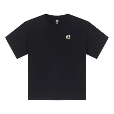 Converse Festival Vibe T-shirt 'black' In Blue