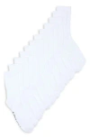Converse Foundational 6-pack Half Crew Socks In White