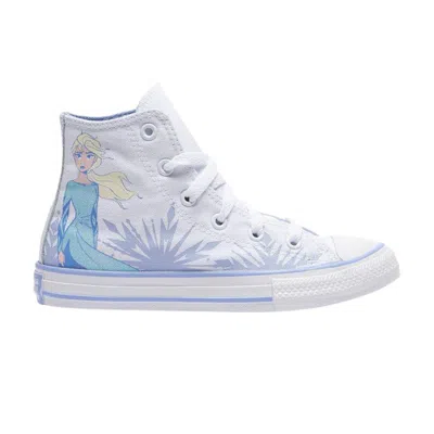 Pre-owned Converse Frozen 2 X Chuck Taylor All Star High Ps 'elsa' | White | Kid's Size 3.5