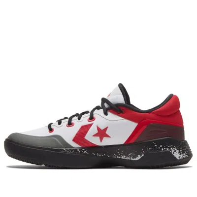 Converse Mens  G4 In White/red/black