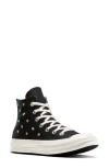 Converse Gender Inclusive Chuck 70 High Top Sneaker In Black/soft Red/green