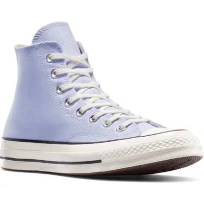 Converse Chuck 70 High-top Sneakeres In Blueberry Ice/egret/black