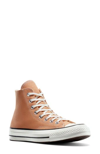 Converse Gender Inclusive Chuck 70 High Top Sneaker In Clay Court/egret/black