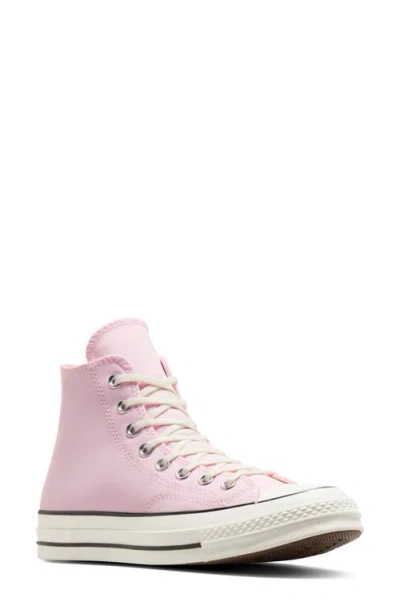 Converse Gender Inclusive Chuck 70 High Top Sneaker In Pink Frosting/egret/black