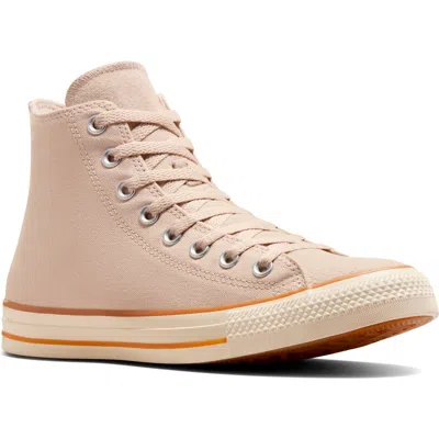 Converse Gender Inclusive Chuck Taylor All Star Canvas High Top Sneaker In Warm Clay/vachetta Beige