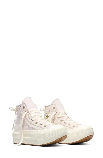 Converse Gender Inclusive Chuck Taylor All Star Double Stack High Top Platform Sneaker In Multi