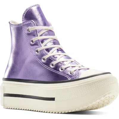 Converse Gender Inclusive Chuck Taylor® All Star® Double Stack High Top Sneaker In Multi
