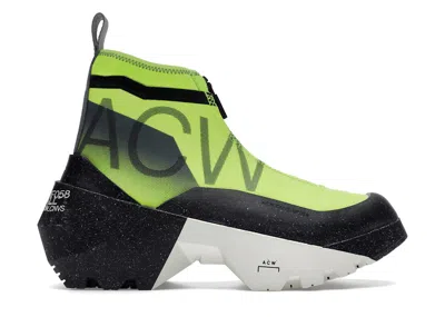 Pre-owned Converse Geo Forma Boot Acoldwall Sneakers In Volt/black Beauty/lily White