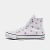 Converse Girls' Big Kids' Chuck Taylor All Star Florals High Top Casual Shoes In White/light Jellyfish Jitter