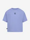 Converse Girls Chuck Patch Boxy T-shirt In Blue