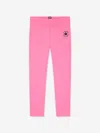Converse Girls Chuck Patch High Rise Leggings In Pink
